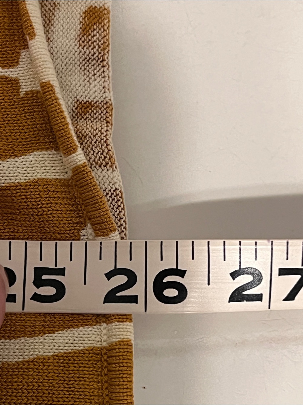 Garnet Hill Batik Mustard & Cream Geometric Boatneck Silk Blend Sweater Size XL - Picture 8 of 10